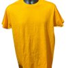 Mens Short Sleeve T-Shirt 100% Cotton Plain Crew Round Neck Casual Tee Tops