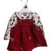 Baby girl long sleeve dress kids toddler outfit set floral print skirt set